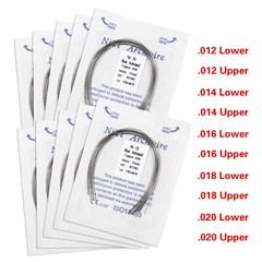 Dental Ortho Arch Wires Stainles Steel/Niti Heat Activated Ovoid/Nature Form mx