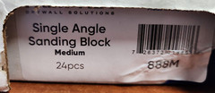 Trim-Tex 888 Single Angle Sanding Block- Medium Grit – 24 Pack