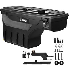 Truck Bed Box 2015-2021 Ford F-150 6.6 Gal Lockable ABS Drivers Side Left