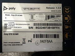 Polycom Poly Studio E70 SCMR Megapixel 3840 X 2160 Conference Video Camera