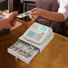 POS Electronic Cash Register 48 Keys Cash Management System with Thermal Printer