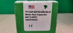 MARS Round Motor Run Capacitor 60/7.5 MFD 440/370 VAC Aluminum 14295 USA NEW