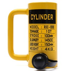 10 Ton Hydraulic Cylinder Jack Single Acting 4″ Stroke Solid Hydraulic Ram Jack