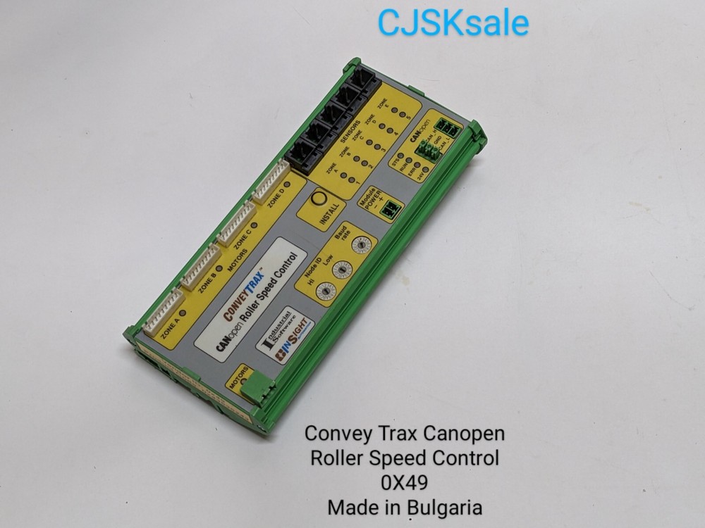 ConveyTrax Canopen Roller Speed Control 0X49 Made in Bulgaria (USED).
