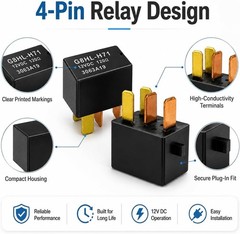 Relay G8HL-H71 Set of 2, 39794-SDA-A03 39794-SDA-A05 12VDC Automotive Relay -…
