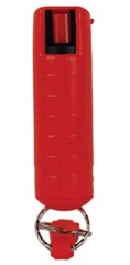 HOT!! Molded Case 1/2 oz KEYCHAIN POLICE Pepper Spray Defense Security CLIP Dye