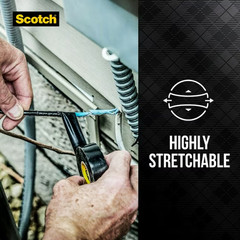 Scotch Super 33+ 0.75-in x 37.5-ft Vinyl Electrical Tape Black