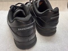 Skechers Work Nampa Relaxed Fit Slip Resistant Memory Foam Shoes BLK Mens 11