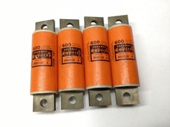 SHAWMUT A60X150 TYPE 4 FUSE FORM 101 TYPE 4 600V 150A – LOT OF 4