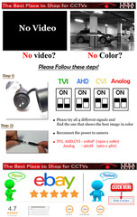 LEXAcctv AHD TVI HD 2MP 1080P Security Camera Wide 2.8mm Lens Dome CCTV Outdoor!