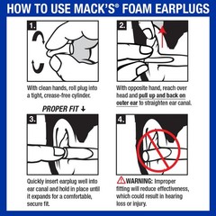 , Ultra Soft Foam Earplugs, 50 Count
