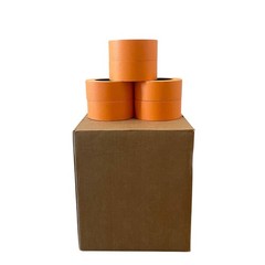 24 Rolls 2″ X 60 Yrds Orange Automotive Painters Masking Tape MADE IN USA