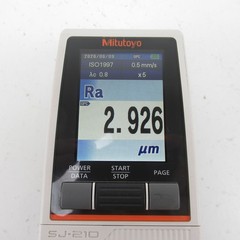 MITUTOYO SJ-210 PORTABLE SURFACE ROUGHNESS TESTER W/