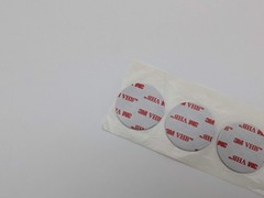 3M 4941 1.5″ VHB Acrylic Foam Discs Double Sided Tape Gray 0.048″ T Pack of 5