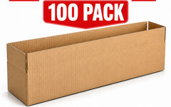 100 24x4x4 Cardboard Paper Boxes Mailing Packing Shipping Box Corrugated Carton