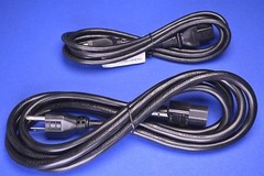 4-Pack Heavy Duty 300V 8ft PowerLine High Performance Detachable IEC Power Cord
