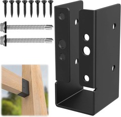 8Pcs Concealed Joist Hanger, 2″ X 4″Outdoor Concealed-Flange Hanger, 2″X4″ Outdo