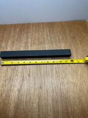 1″ Square X 11-3/4″ Black ABS Plastic Square Bar Stock USA Sealing PS-ABSB-132