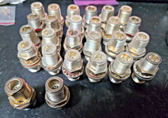 various brands UG-30D/U Type N to N (F) Bulkhead Connector 50 Ω USA Silver plate