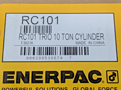Enerpac Portable Hydraulic Single Acting Cylinder 10 Ton 1" Stroke RC101