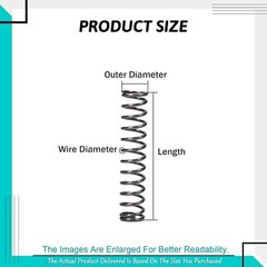 Compression Spring Steel 0.4mm Wire Dia 3mm – 10mm OD Small Pressure Springs
