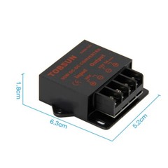 Power Converter DC 24V to DC 12V 5A 60W Voltage Regulator Step Down Buck Reducer