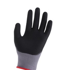 Safety Work Gloves MicroFoam Nitrile Coated Foam Gloves M-Size/6 Pairs