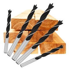 10Pcs 1/8 Inch Wood Brad Point Drill Bit Set Spur Point Woodworking Drill Bits
