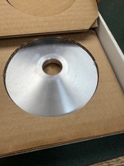 Missoula Saw 6 X 0.640 X 1.25 Grinding Wheel B120 C75 BA20 0.125 AI