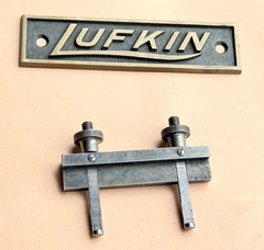 Vintage The Lufkin Rule Co. No. 8 Steel Rule Attachment Clamp. Made in the USA!