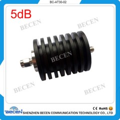 30W SMA 5dB Attenuator Plug male to Jack female 30 Watt DC-3Ghz rf Attenuator