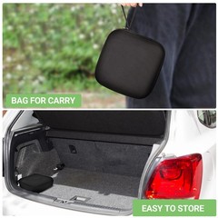 2026 Jack Pad Compatible with Tesla Model Y/3/X/S Spare Tire Kit black