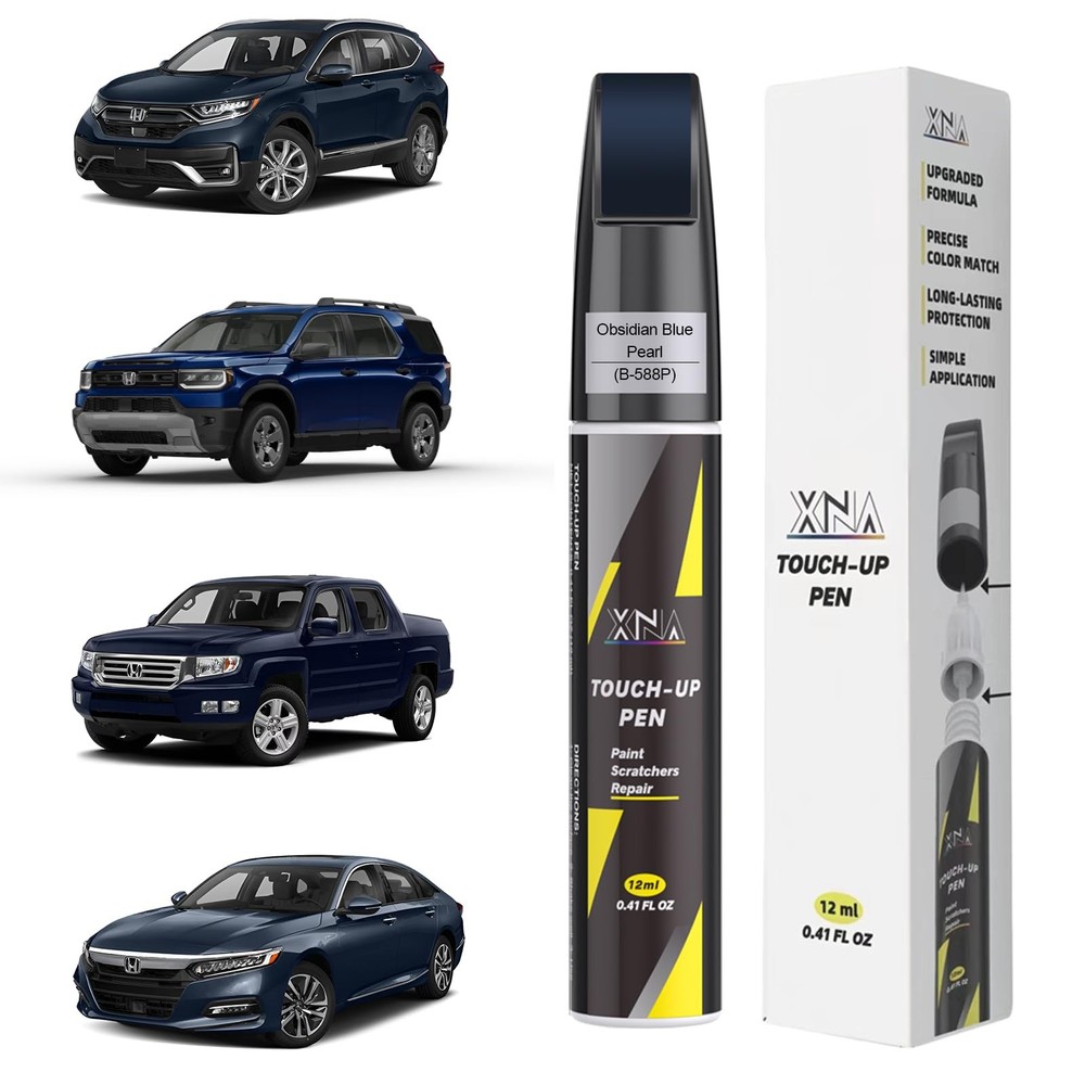 Obsidian Blue Pearl Touch Up Paint for Honda 2in1 Scratch Repair Kit