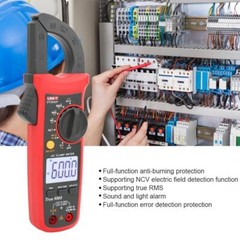 UNI-T Digital Clamp Meter UT202A+, AC Current TRMS HVAC Volt Amp Ohm Meter Clamp