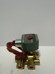 1/4” ASCO Brass 8321G001 Solenoid Valve 120/60 3W NC NEW OPEN BOX