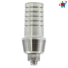 5x Dental Imp lant Straight Shoulder Abutment Wide Platform Internal Hex 2.42mm