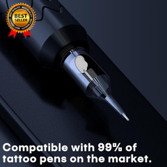 Poseidon Tattoo Cartridge 50Pcs Assorted Mixed Size round Liner Shader