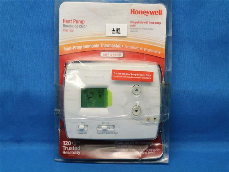 Honeywell RTH3100C Non-Programmable Thermostat 30 Days Warranty