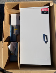 Manual 200 amp Generator transfer switch w/200 amp RS receptacle Square D Panel