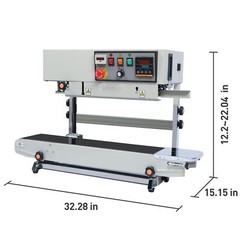 U.S. Solid 0.02 – 0.08 mm Vertical Continuous Bag Band Sealer Sealing Machine