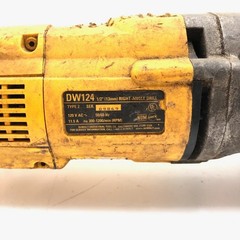 DEWALT DW124 Corded 1/2″ Keyed Right Angle Drill w Handle 11.5A 1200RPM