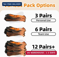 Schwer 3/6/12 Pairs Safety Work Gloves MicroFoam Nitrile Coated, Certified Level