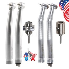 NSK Style Dental (Fiber Optic LED E-generator) High Speed Handpiece 2/4 Holes US