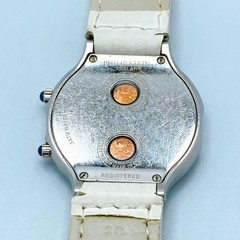 797 Philip Stein TESLAR Dual Time Shell Diamond Watch