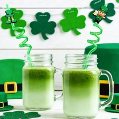 NIEITRK 8Pcs St. Patrick’s Day Shamrock 11*6inch, ASaint