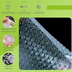 High-PQ Bubble Pouches Wrap, Clear Not Self-Seal 100PCS-6x10Inches,