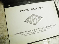 AMERICAN TRACTOR EQUIPMENT ATECHE TD24 RIPPER PARTS SERVICE CATALOG TD24