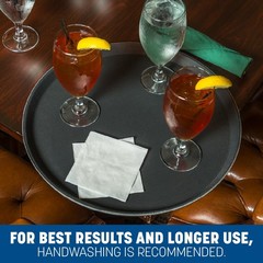Carlisle Foodservice Products Griplite Round Tray Heavy Duty Serving Platter