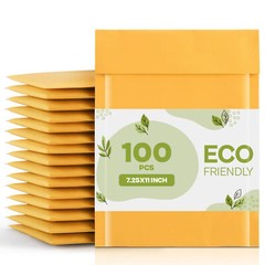#1 Kraft Bubble Padded Shipping Mailers 7.25″ x 12″ Envelopes Bags 100 Pack