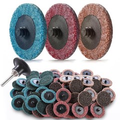 36PCS 2-Inch Surface Conditioning Discs 1/4-Inch Roll Lock Holder